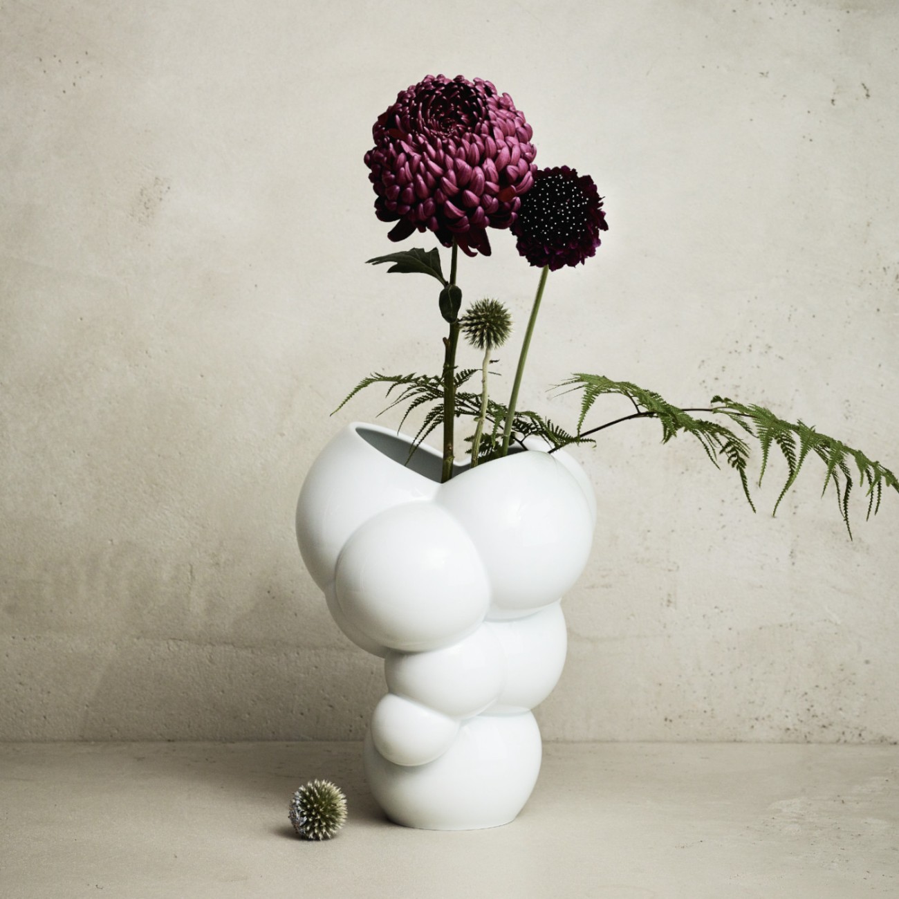 Rosenthal Βάζο 26 εκ. white glazed σειρά Skum Βάζα