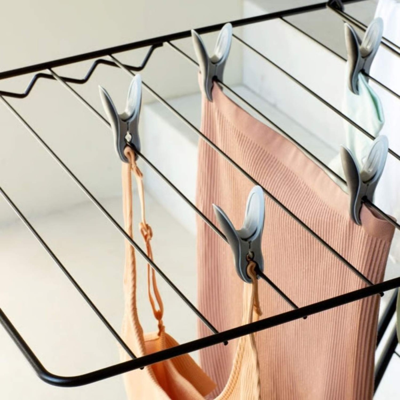 Brabantia Μανταλάκια ρούχων Σετ 8τμχ Black Grey Απλώστρες