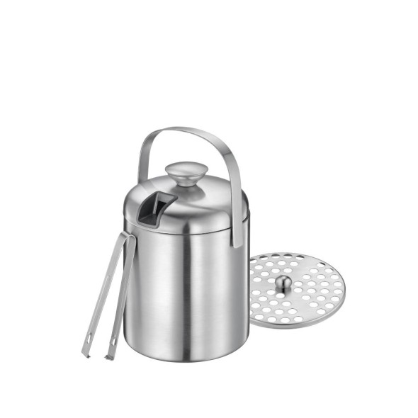 Cilio Παγοδοχείο 1,3 λτ. με λαβίδα stainless steel satin σειρά Freddo Cilio Παγοδοχείο 1,3 λτ. με λαβίδα stainless steel satin σειρά Freddo