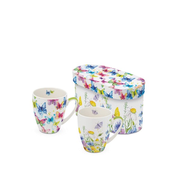 Paperproducts Design - PPD Σετ 2τεμ. 350ml κούπες σειρά Butterfly & Flowers Paperproducts Design - PPD Σετ 2τεμ. 350ml κούπες σειρά Butterfly & Flowers