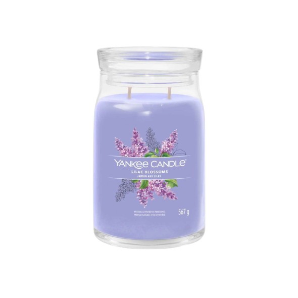 Yankee Candle Αρωματικό Κερί Signature σε Γυάλινο Δοχείο Large σειρά Lilac blossoms (567γρ.) Yankee Candle Αρωματικό Κερί Signature σε Γυάλινο Δοχείο Large σειρά Lilac blossoms (567γρ.)