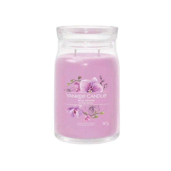 Yankee Candle Αρωματικό Κερί Signature σε Γυάλινο Δοχείο Large σειρά Wild orchid (567γρ.) Yankee Candle Αρωματικό Κερί Signature σε Γυάλινο Δοχείο Large σειρά Wild orchid (567γρ.)