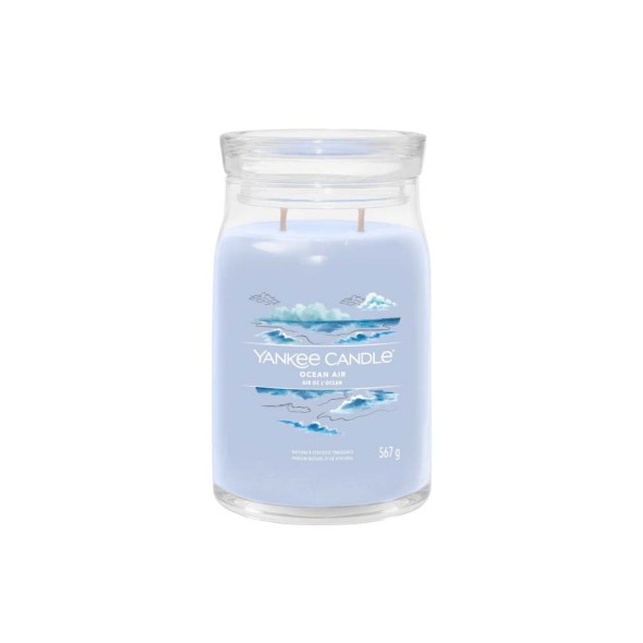 Yankee Candle Αρωματικό Κερί Signature σε Γυάλινο Δοχείο Large σειρά Ocean Air (567γρ.) Yankee Candle Αρωματικό Κερί Signature σε Γυάλινο Δοχείο Large σειρά Ocean Air (567γρ.)