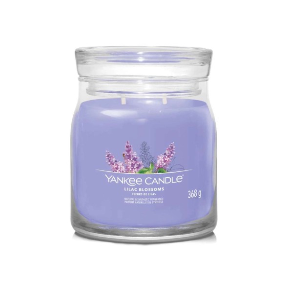 Yankee Candle Αρωματικό Κερί Signature σε Γυάλινο Δοχείο Medium σειρά Lilac blossoms (368γρ.) Yankee Candle Αρωματικό Κερί Signature σε Γυάλινο Δοχείο Medium σειρά Lilac blossoms (368γρ.)