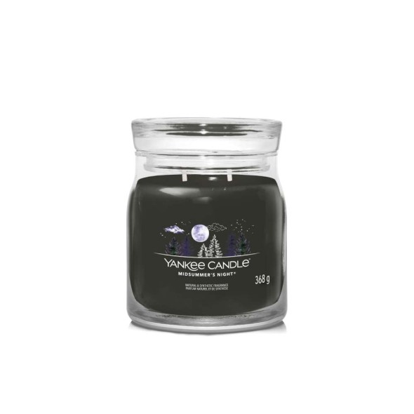 Yankee Candle Αρωματικό Κερί Signature σε Γυάλινο Δοχείο Medium σειρά Midsummer's night (368γρ.) Yankee Candle Αρωματικό Κερί Signature σε Γυάλινο Δοχείο Medium σειρά Midsummer's night (368γρ.)
