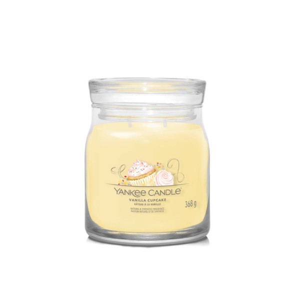 Yankee Candle Αρωματικό Κερί Signature σε Γυάλινο Δοχείο Medium σειρά Vanilla Cupcake (368γρ.) Yankee Candle Αρωματικό Κερί Signature σε Γυάλινο Δοχείο Medium σειρά Vanilla Cupcake (368γρ.)