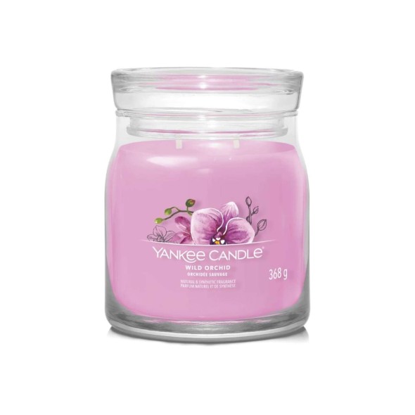 Yankee Candle Αρωματικό Κερί Signature σε Γυάλινο Δοχείο Medium σειρά Wild orchid (368γρ.) Yankee Candle Αρωματικό Κερί Signature σε Γυάλινο Δοχείο Medium σειρά Wild orchid (368γρ.)
