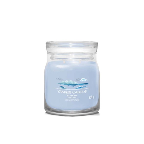 Yankee Candle Αρωματικό Κερί Signature σε Γυάλινο Δοχείο Medium σειρά Ocean Air (368γρ.) Yankee Candle Αρωματικό Κερί Signature σε Γυάλινο Δοχείο Medium σειρά Ocean Air (368γρ.)