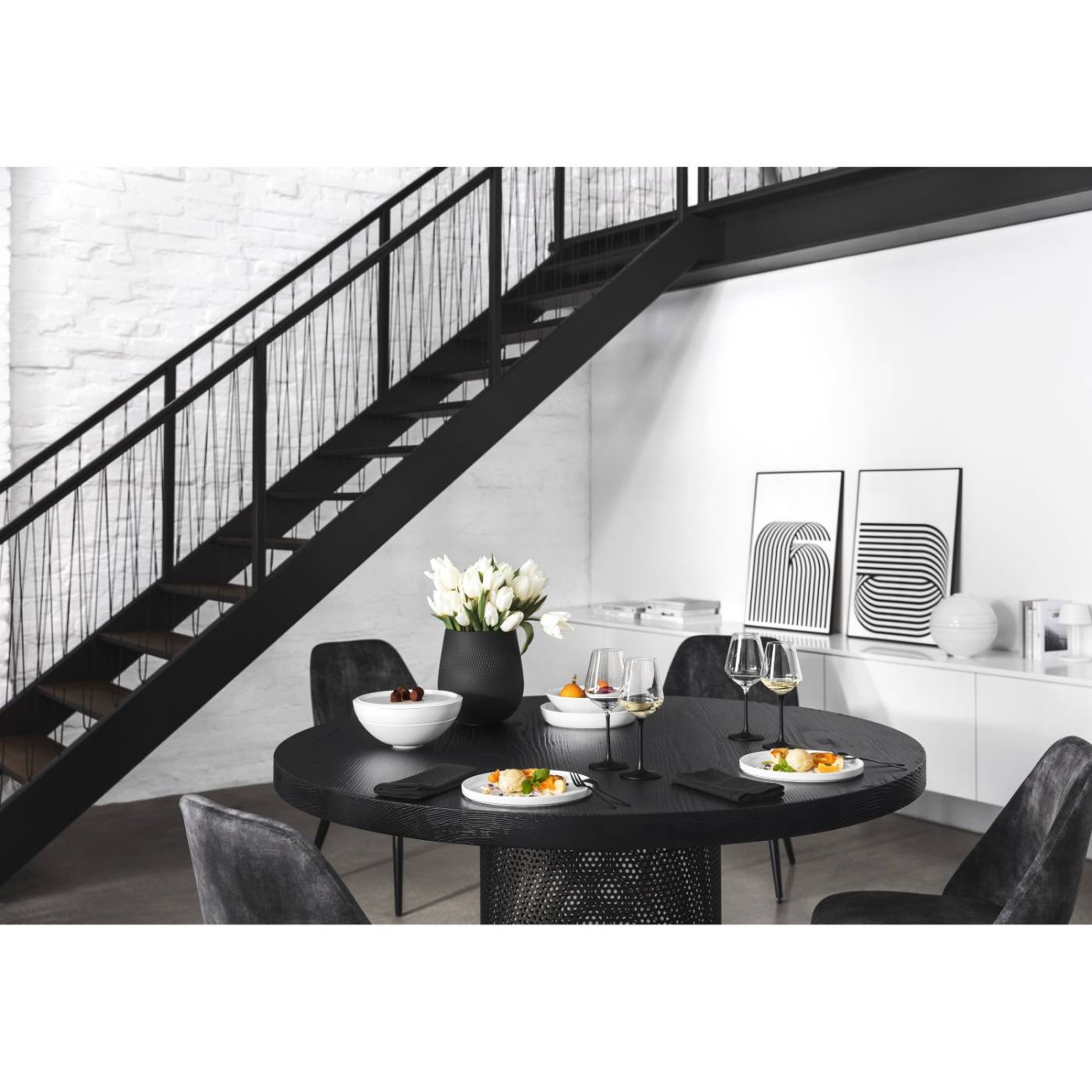 Villeroy & Boch Σετ 7 τεμ. La Boule white σειρά Iconic Manufacture Rock by Villeroy & Boch