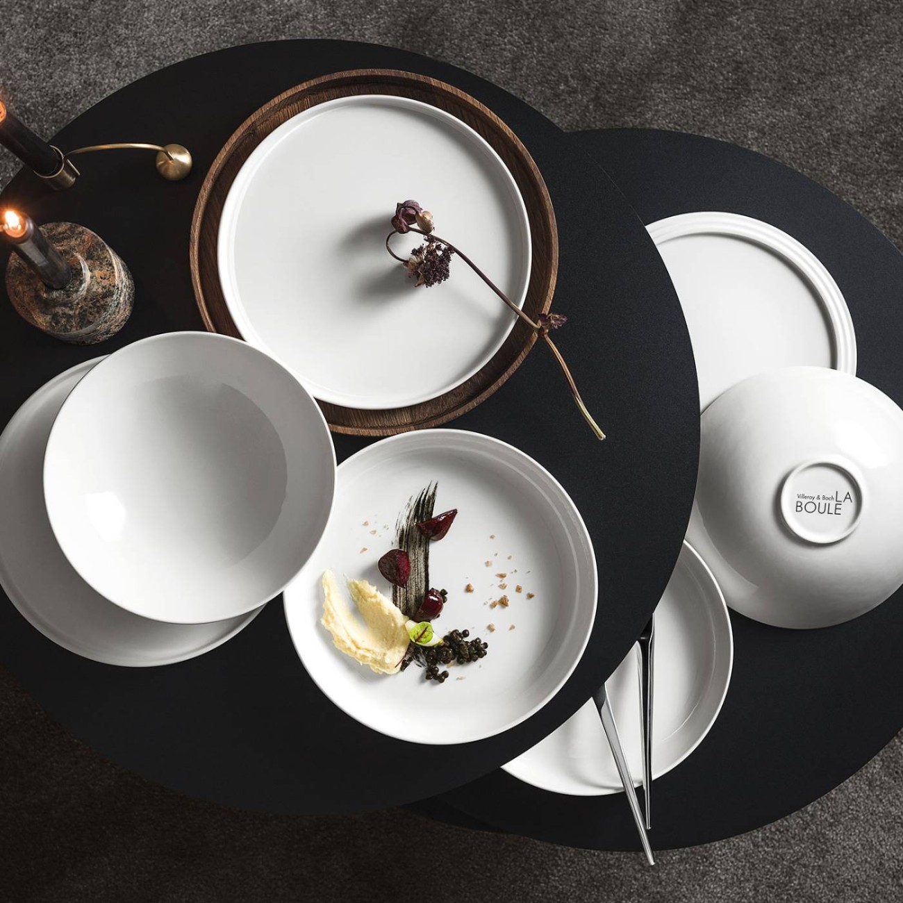 Villeroy & Boch Σετ 7 τεμ. La Boule white σειρά Iconic Manufacture Rock by Villeroy & Boch