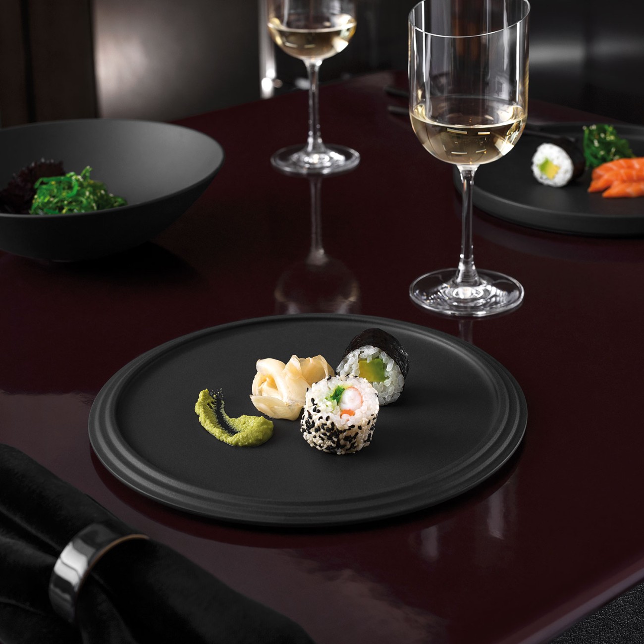 Villeroy & Boch Σετ 7 τεμ. La Boule black & white σειρά Iconic Manufacture Rock by Villeroy & Boch