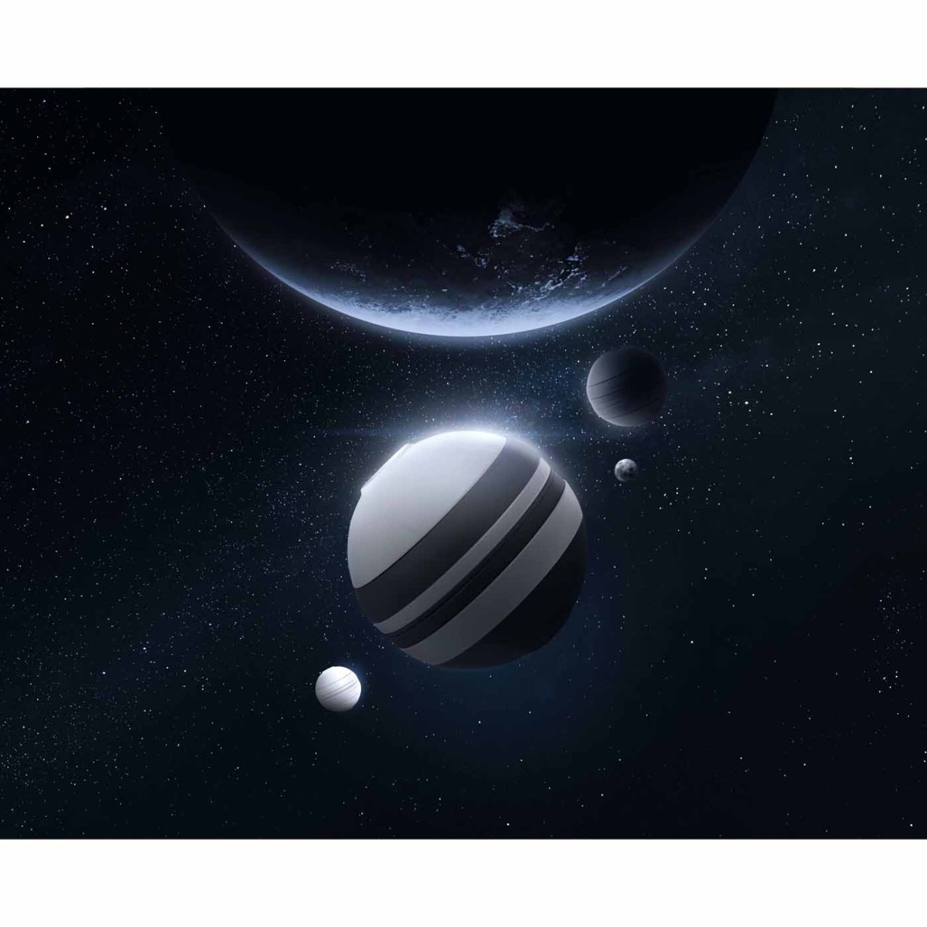Villeroy & Boch Σετ 7 τεμ. La Boule black & white σειρά Iconic Manufacture Rock by Villeroy & Boch