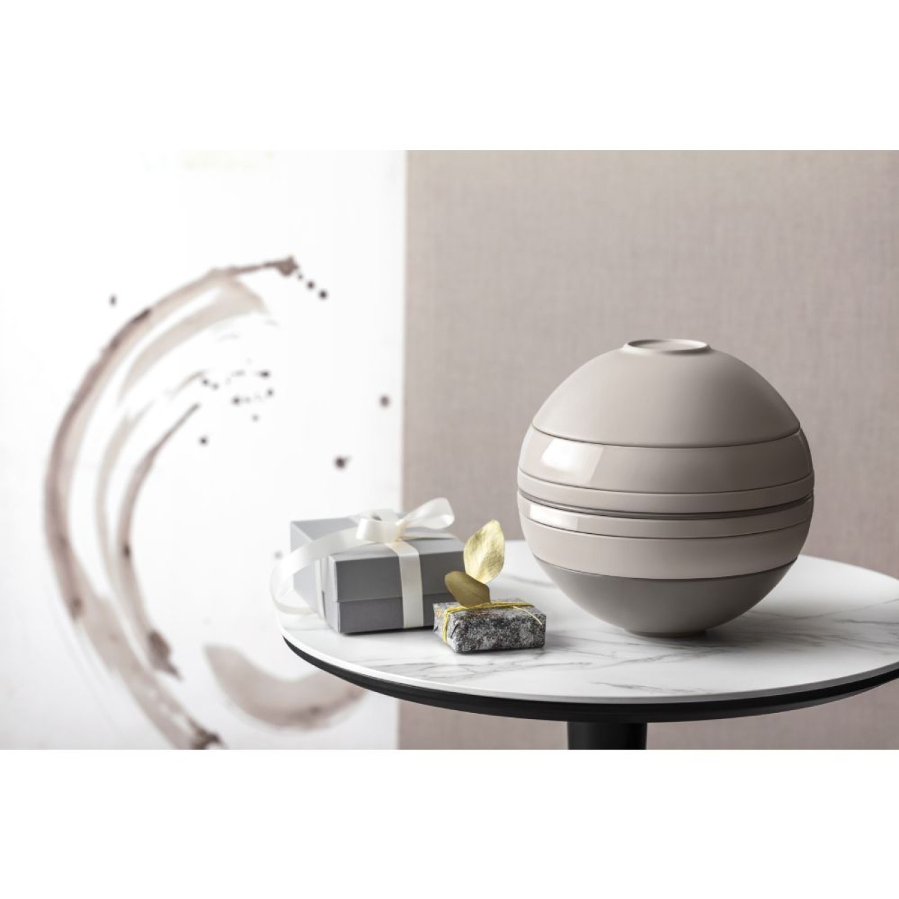 Villeroy & Boch Σετ 7 τεμ. La Boule Beige σειρά Iconic Manufacture Rock by Villeroy & Boch