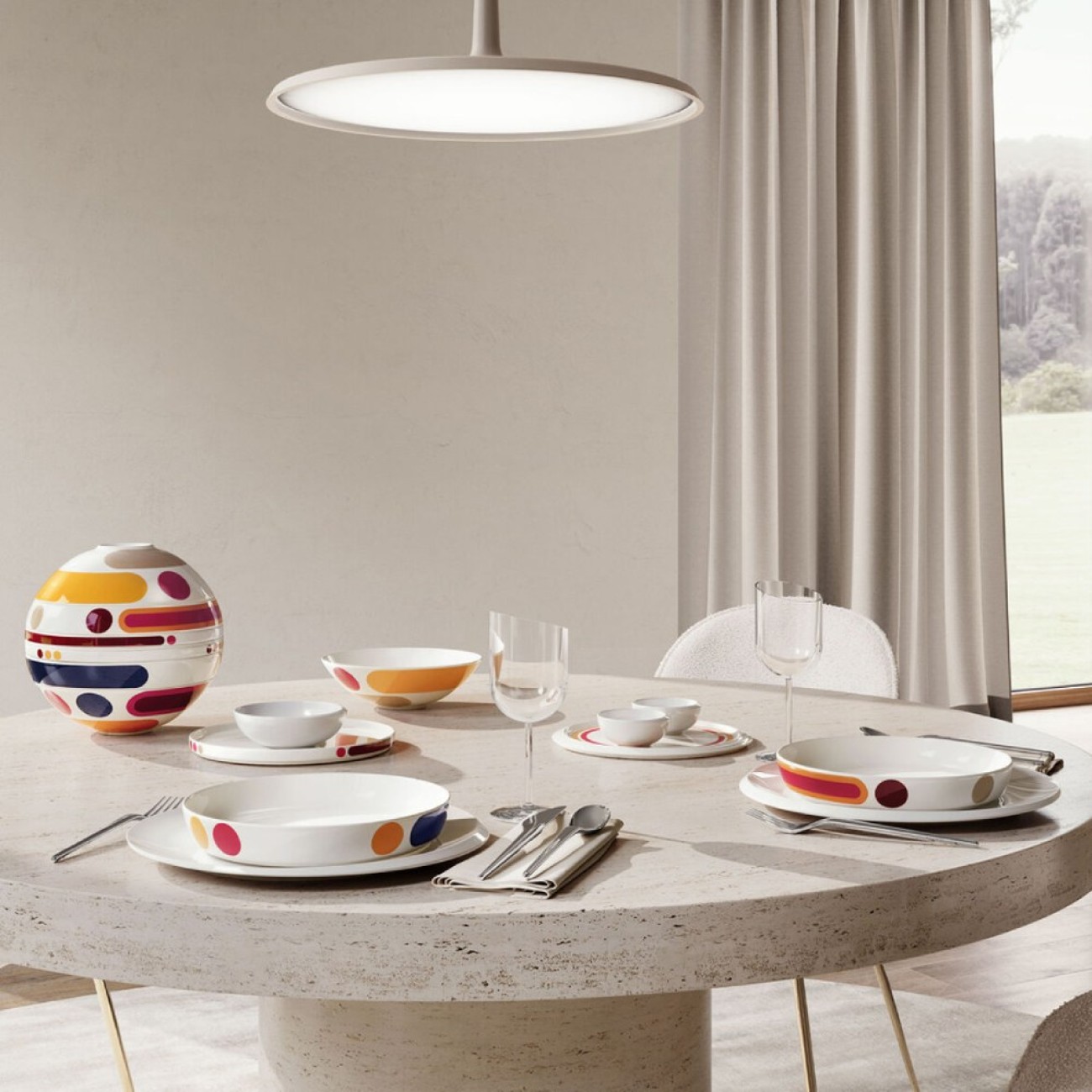 Villeroy & Boch Σετ 7 τεμ. La Boule Miami σειρά Iconic Manufacture Rock by Villeroy & Boch