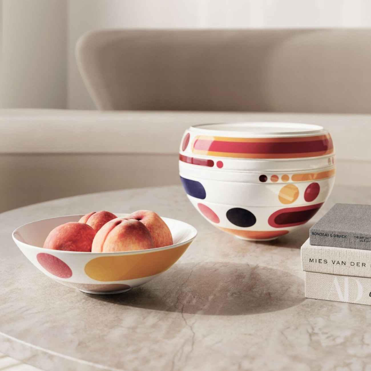 Villeroy & Boch Σετ 7 τεμ. La Boule Miami σειρά Iconic Manufacture Rock by Villeroy & Boch