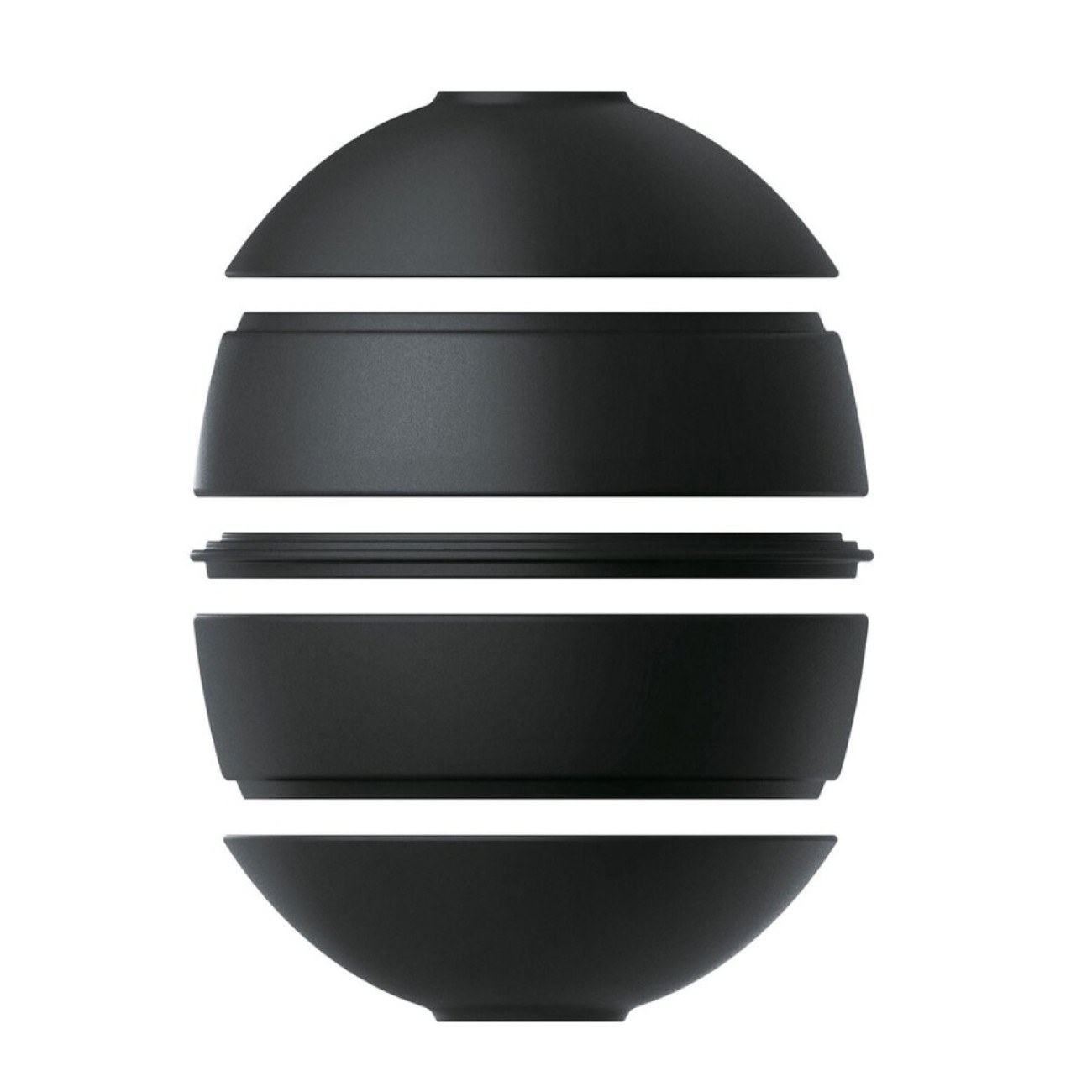 Villeroy & Boch Σετ 5 τεμ. La Petite Boule black σειρά Iconic Manufacture Rock by Villeroy & Boch