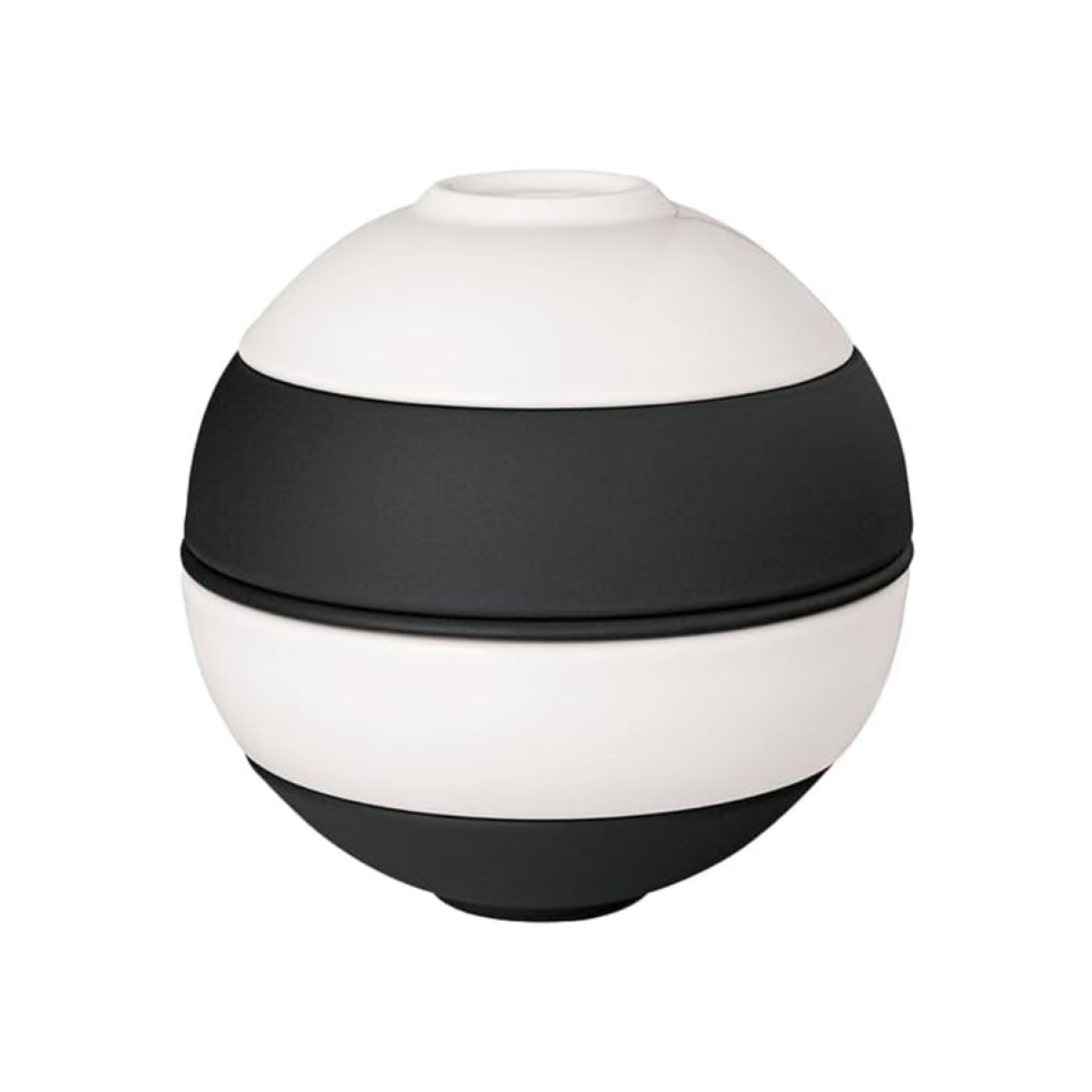 Villeroy & Boch Σετ 5 τεμ. La Petite Boule black&white σειρά Iconic Manufacture Rock by Villeroy & Boch