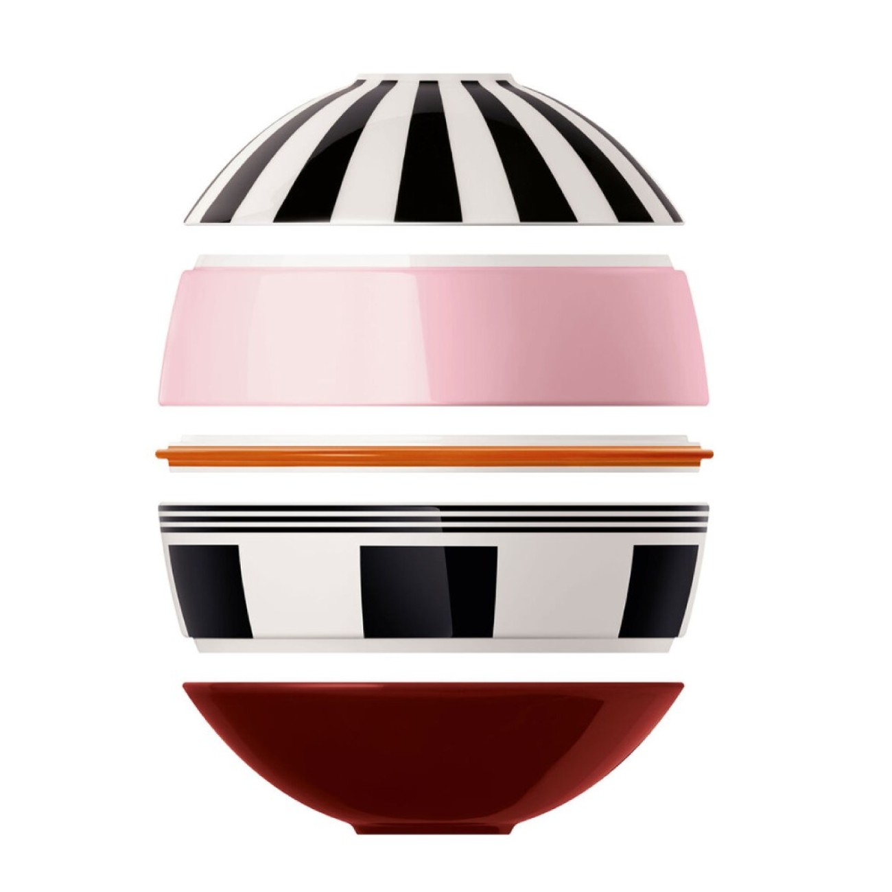 Villeroy & Boch Σετ 5 τεμ. La Petite Boule Memphis σειρά Iconic Manufacture Rock by Villeroy & Boch