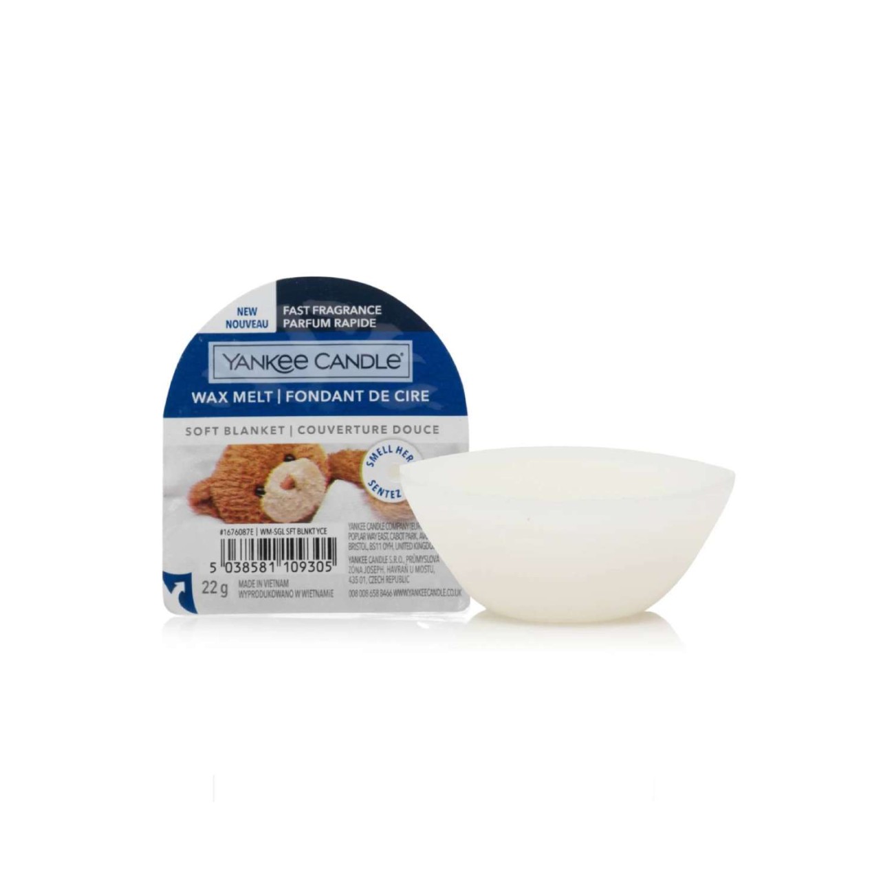 Yankee Candle Αρωματική Τάρτα σειρά Soft Blanket Τάρτες