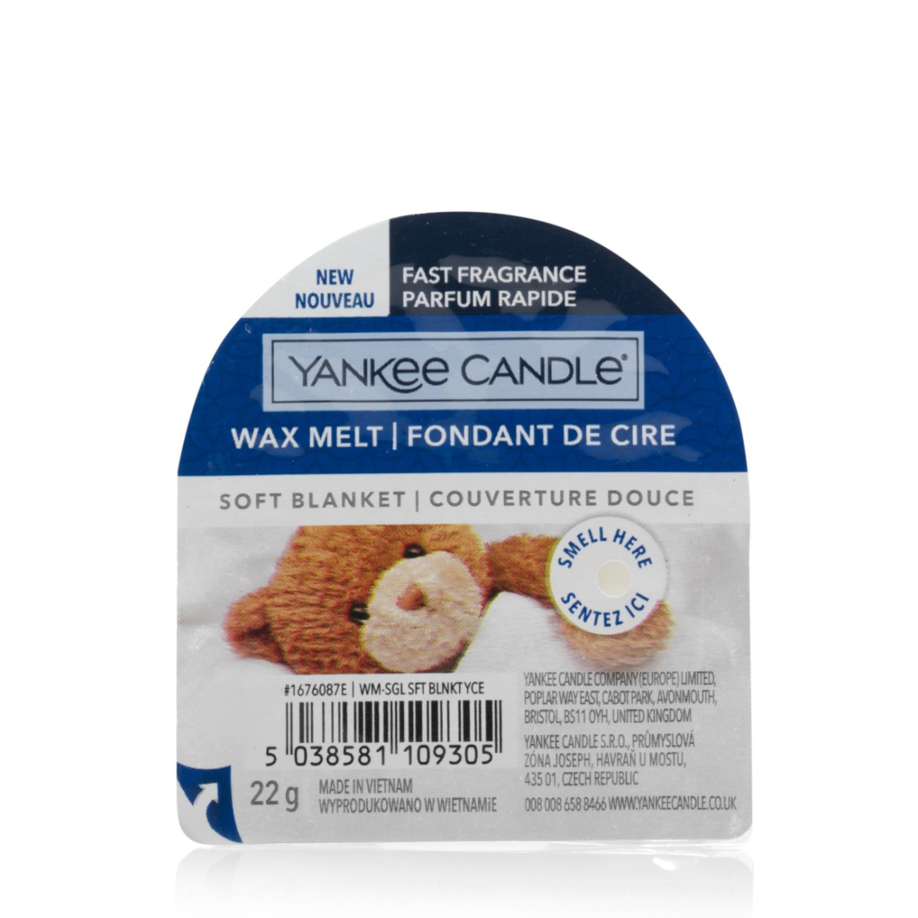 Yankee Candle Αρωματική Τάρτα σειρά Soft Blanket Τάρτες