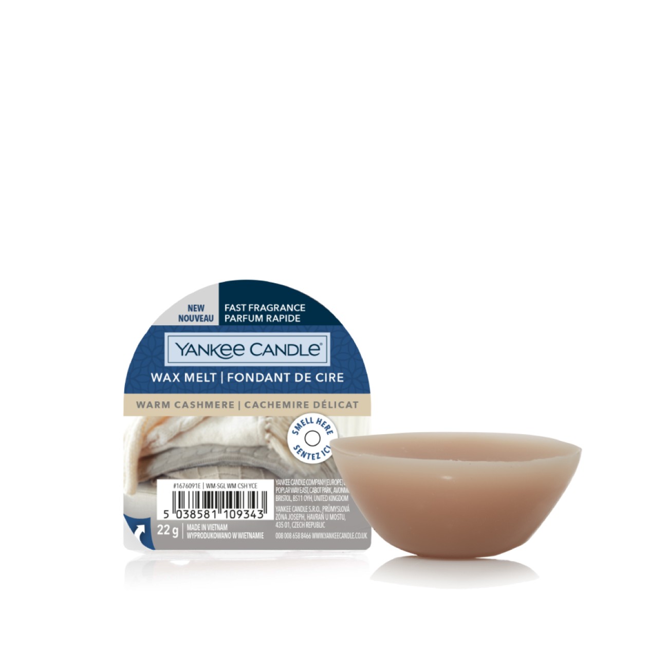 Yankee Candle Αρωματική Τάρτα σειρά Warm Cashmere Τάρτες