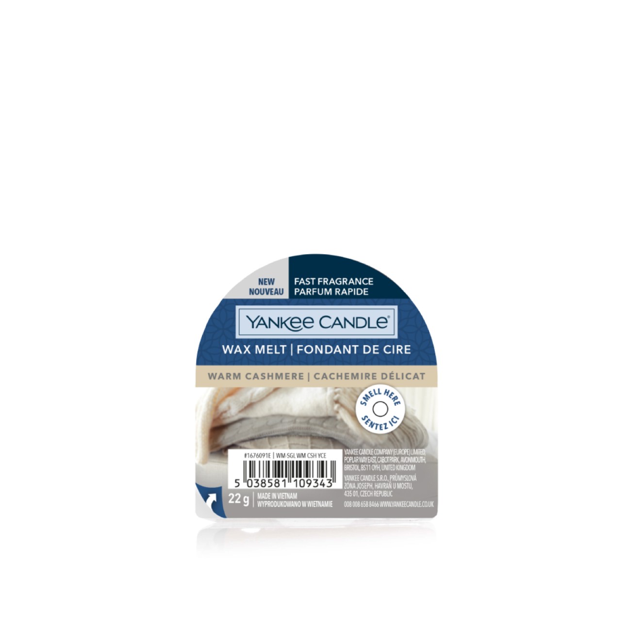Yankee Candle Αρωματική Τάρτα σειρά Warm Cashmere Τάρτες