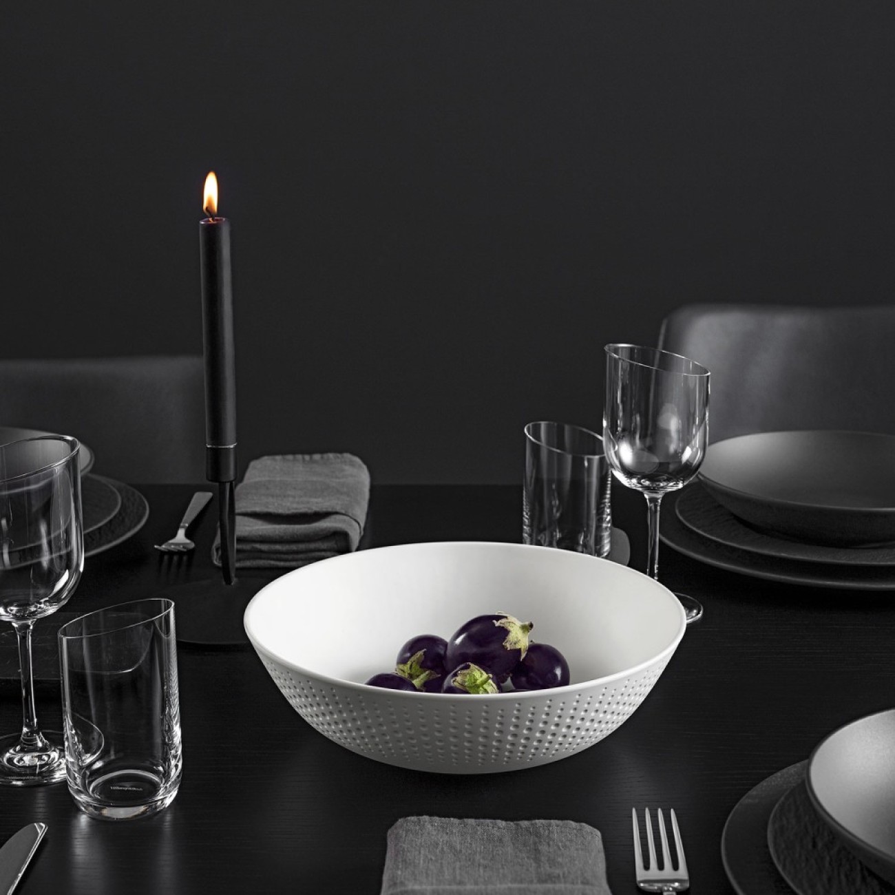 Villeroy & Boch Μπωλ 28 εκ. σειρά Manufacture Collier Blanc Σερβίρισμα σαλάτας