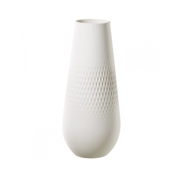 Villeroy & Boch Βάζο 11,5x11,5x26 εκ. Carre σειρά Collier Blanc