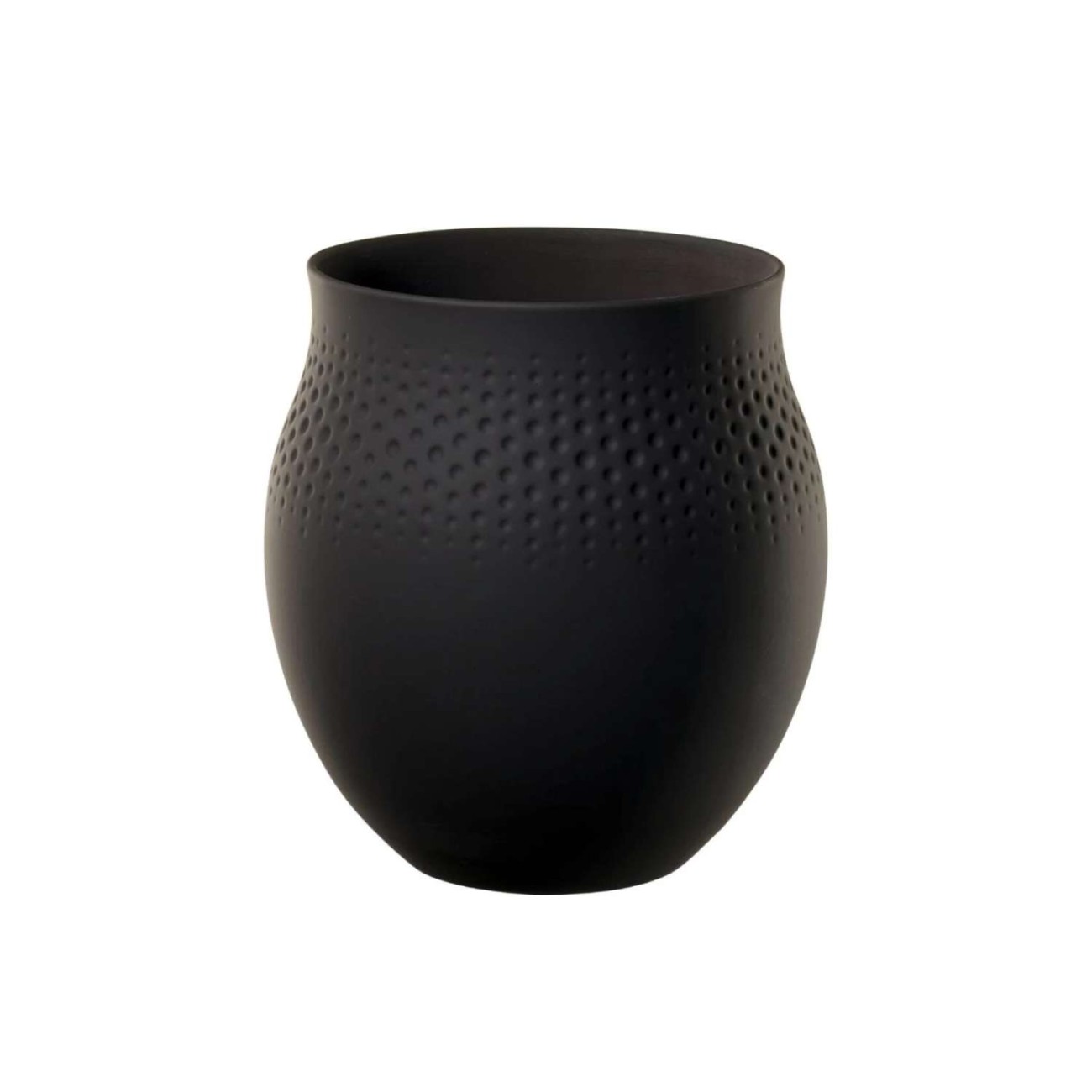 Villeroy & Boch Βάζο 16,5Χ16,5Χ17,5 εκ. Perle σειρά Collier Noir Βάζα