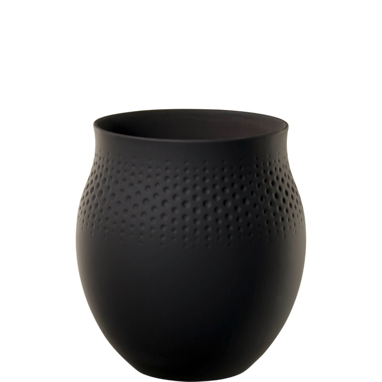 Villeroy & Boch Βάζο 16,5Χ16,5Χ17,5 εκ. Perle σειρά Collier Noir Βάζα