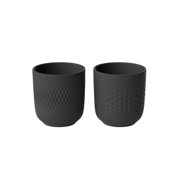 Villeroy & Boch Σετ 2 τεμ. Κούπες σειρά Μanufacture Collier Noir

