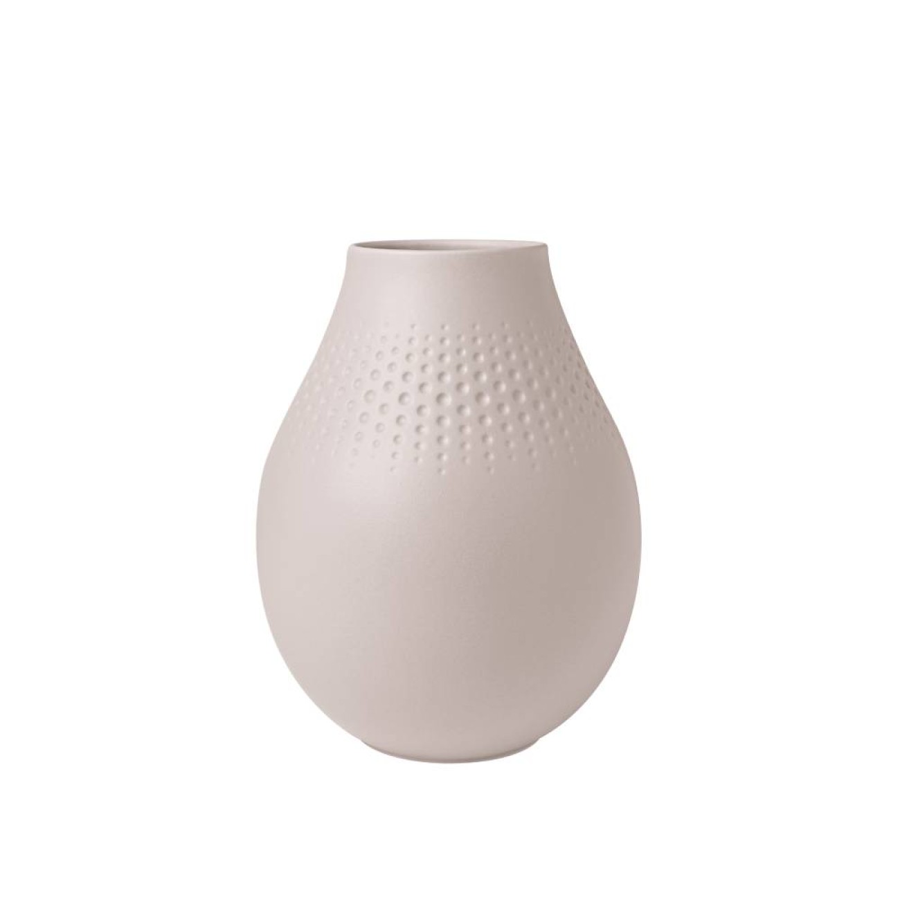 Villeroy & Boch Βάζο 16Χ16Χ20 εκ. Perle σειρά Manufacture Collier Beige Βάζα