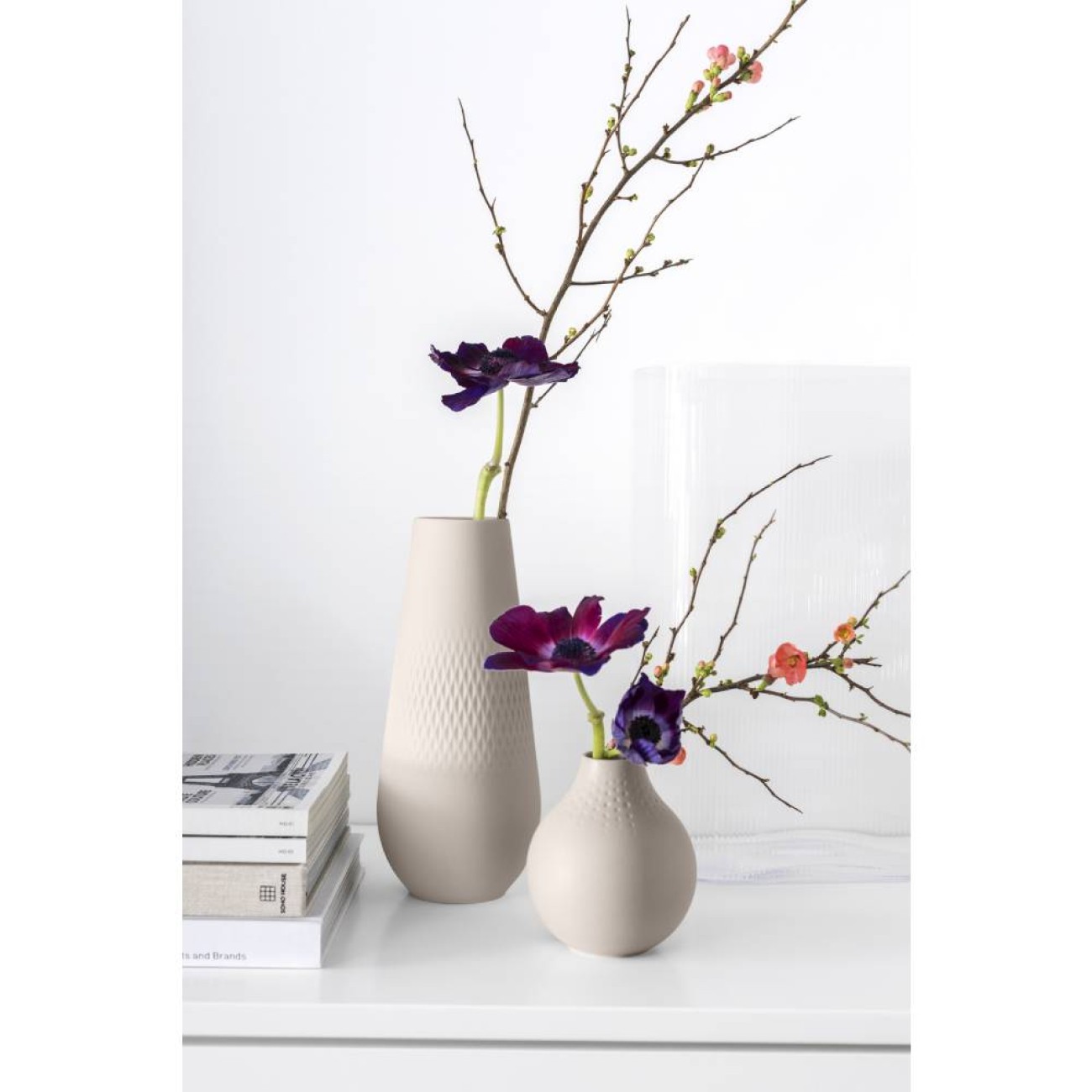 Villeroy & Boch Βάζο 11,5Χ11,5Χ26 εκ. Carre σειρά Manufacture Collier Beige Βάζα