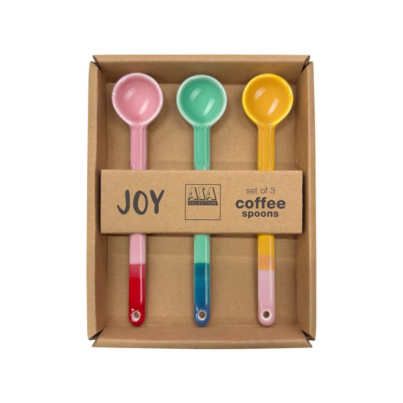 Asa Selection Κουταλάκια καφέ σετ 3τεμ. 15εκ σειρά Joy Καφές/Τσάι