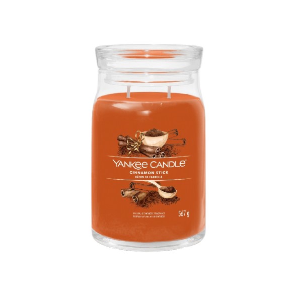 Yankee Candle Αρωματικό Κερί Signature σε Γυάλινο Δοχείο Large σειρά Cinnamon Stick (567γρ.) Yankee Candle Αρωματικό Κερί Signature σε Γυάλινο Δοχείο Large σειρά Cinnamon Stick (567γρ.)
