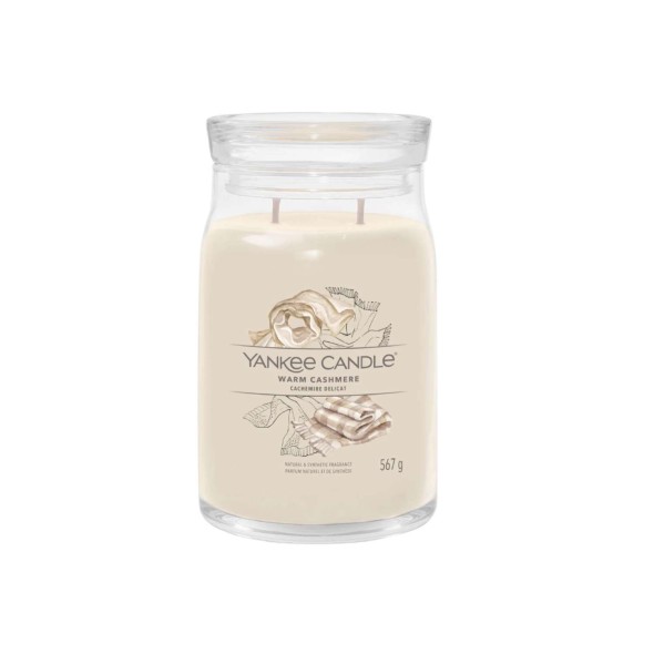 Yankee Candle Αρωματικό Κερί Signature σε Γυάλινο Δοχείο Large σειρά Warm cashmere (567γρ.) Yankee Candle Αρωματικό Κερί Signature σε Γυάλινο Δοχείο Large σειρά Warm cashmere (567γρ.)