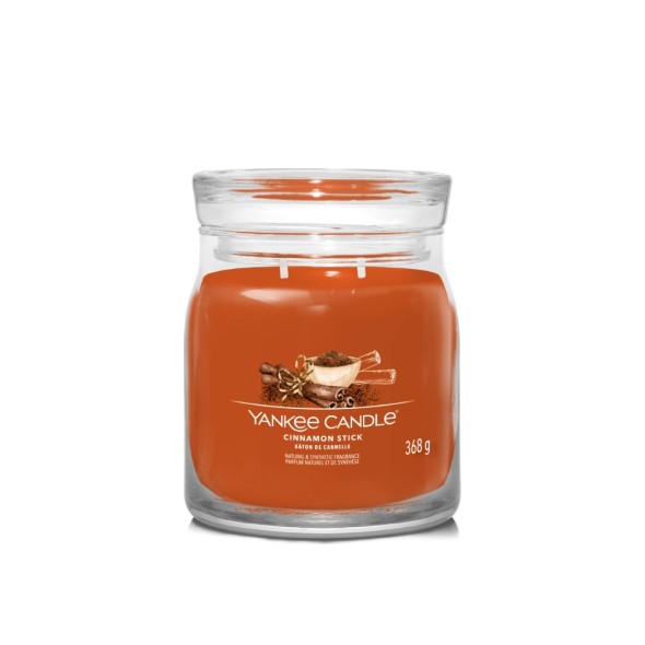 Yankee Candle Αρωματικό Κερί Signature σε Γυάλινο Δοχείο Medium σειρά Cinnamon Stick (368γρ.) Yankee Candle Αρωματικό Κερί Signature σε Γυάλινο Δοχείο Medium σειρά Cinnamon Stick (368γρ.)