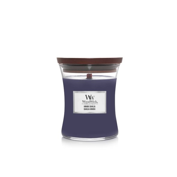 WoodWick Αρωματικό Κερί σε Γυάλινο Δοχείο Medium σειρά Hinoki Dahlia (275γρ.) WoodWick Αρωματικό Κερί σε Γυάλινο Δοχείο Medium σειρά Hinoki Dahlia (275γρ.)