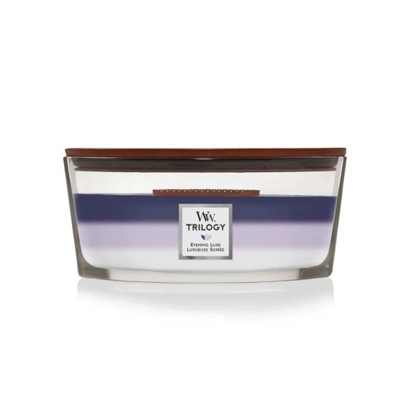 WoodWick Αρωματικό Κερί σε Γυάλινο Δοχείο Trilogy σειρά Evening Luxe (453γρ.) WoodWick Αρωματικό Κερί σε Γυάλινο Δοχείο Trilogy σειρά Evening Luxe (453γρ.)