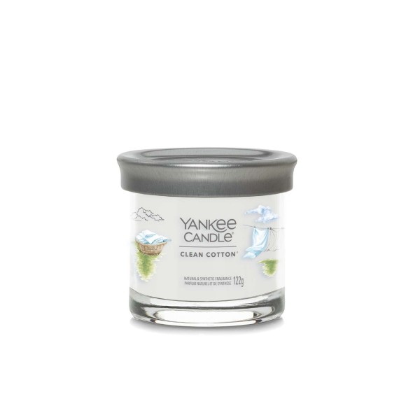 Yankee Candle Αρωματικό Κερί Signature σε Γυάλινο Δοχείο Small σειρά Clean Cotton (122γρ.) Yankee Candle Αρωματικό Κερί Signature σε Γυάλινο Δοχείο Small σειρά Clean Cotton (122γρ.)