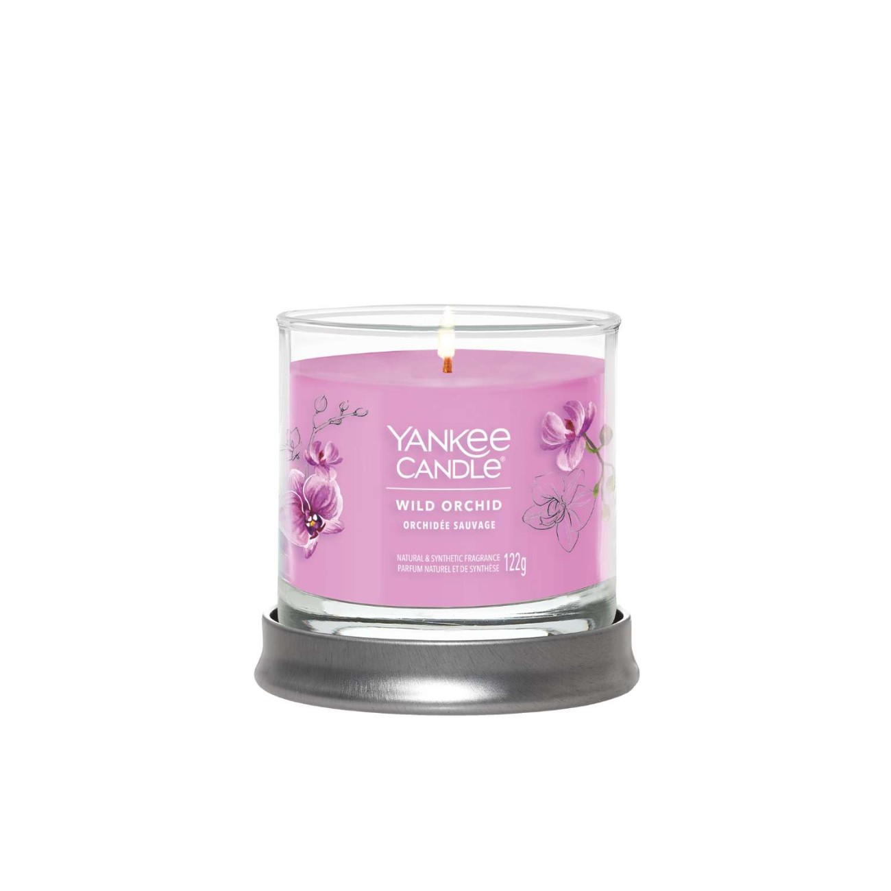 Yankee Candle Αρωματικό Κερί Signature σε Γυάλινο Δοχείο Small σειρά Wild Orchid  Αρωματικα Κεριά