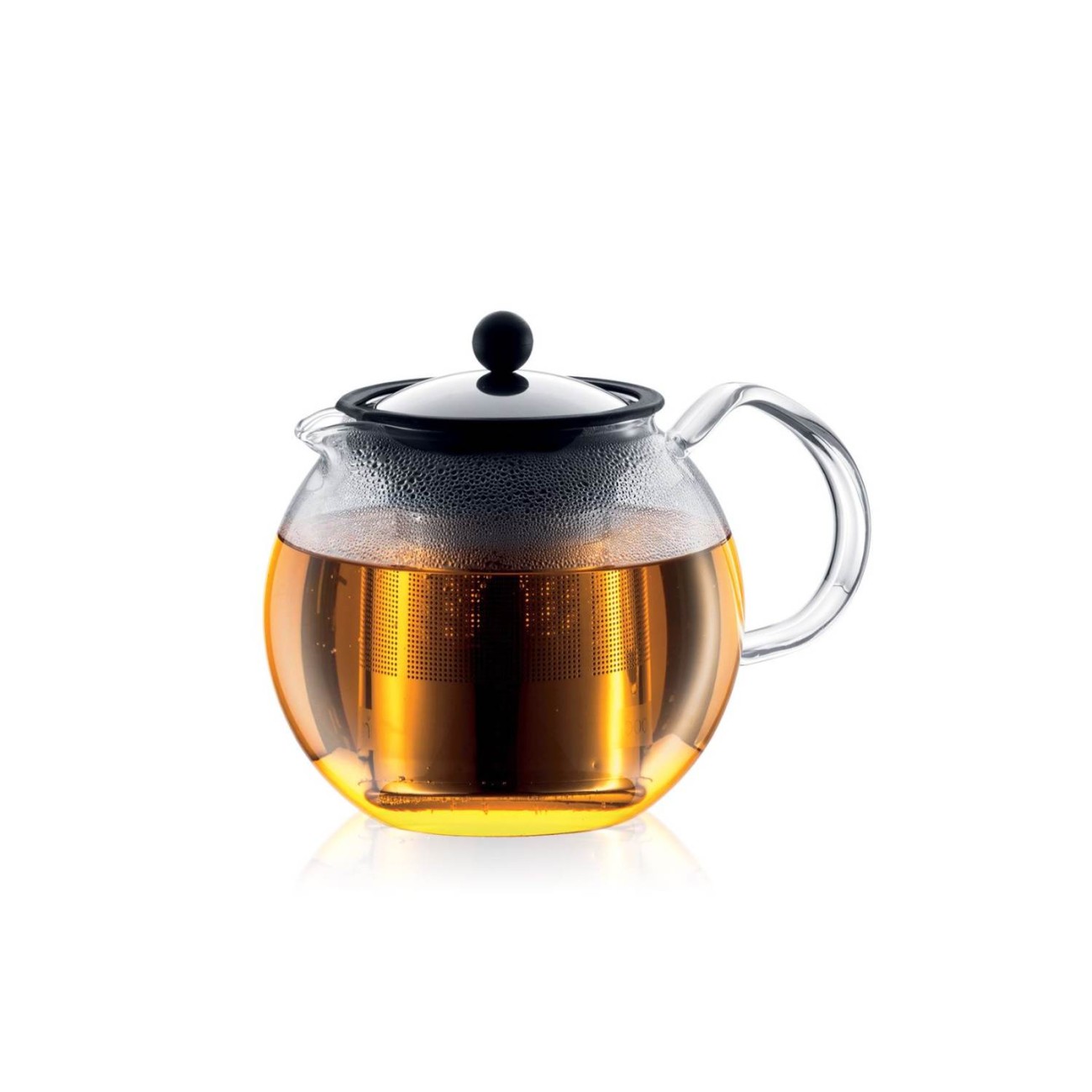 Bodum Τσαγιέρα με ανοξείδωτο φίλτρο 1lt Chrome  σειρά σειρά Assam Καφές/Τσάι