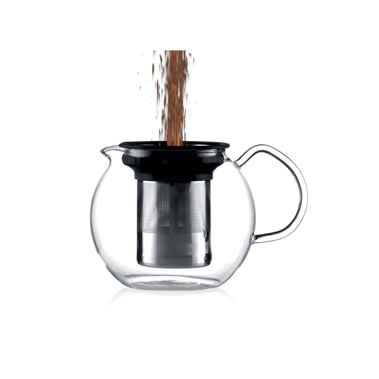 Bodum Τσαγιέρα με ανοξείδωτο φίλτρο 1lt Chrome  σειρά σειρά Assam Καφές/Τσάι