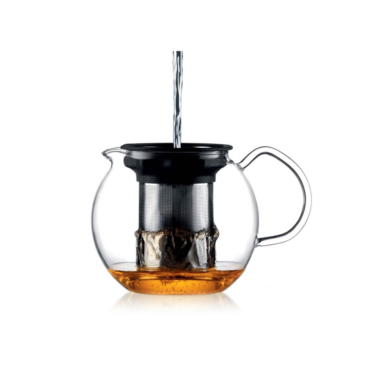 Bodum Τσαγιέρα με ανοξείδωτο φίλτρο 1lt Chrome  σειρά σειρά Assam Καφές/Τσάι