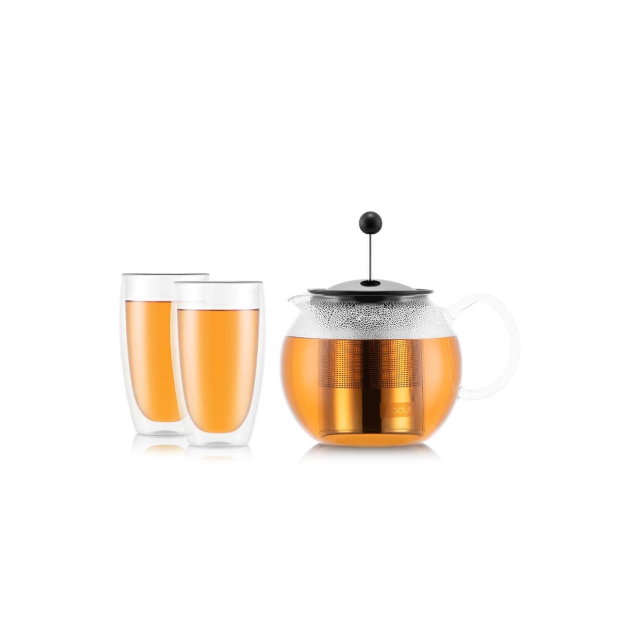 Bodum Τσαγιέρα με ανοξείδωτο φίλτρο 1lt Chrome  σειρά σειρά Assam Καφές/Τσάι
