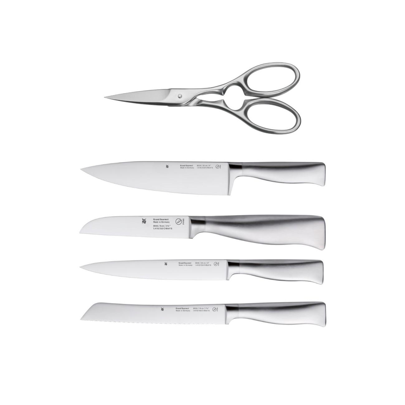 WMF Βάση μαχαιριών 6 τεμ. Black Flex Tec σειρά Grand Gourmet Βάσεις Μαχαιριών