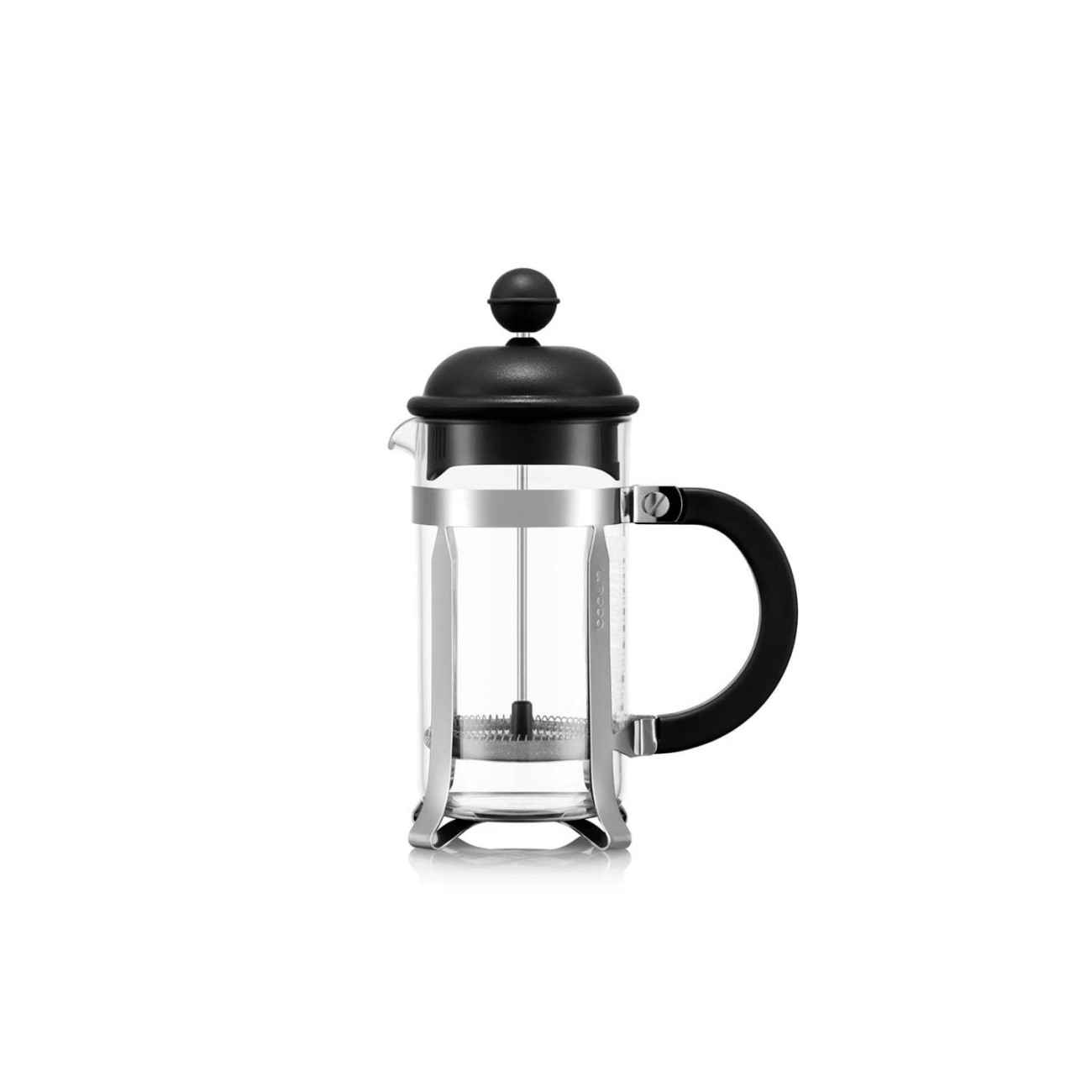 Bodum Καφετιέρα γαλλικού καφέ 3 φλ. 350ml ανοξείδωτη Black σειρά Caffettiera Καφές/Τσάι