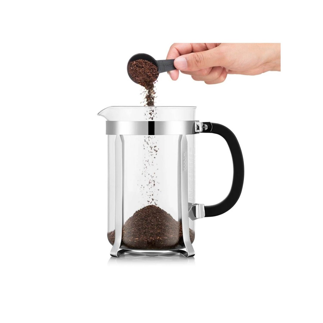 Bodum Καφετιέρα γαλλικού καφέ ανοξείδωτη 12 φλ. 1.5lt Chrome  σειρά σειρά Chambord Καφές/Τσάι