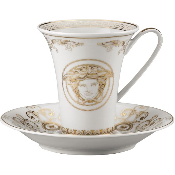 Rosenthal/Versace Φλυτζάνι/πιάτο καφέ 0,18 λτ. σειρά Medusa Gala Rosenthal/Versace Φλυτζάνι/πιάτο καφέ 0,18 λτ. σειρά Medusa Gala