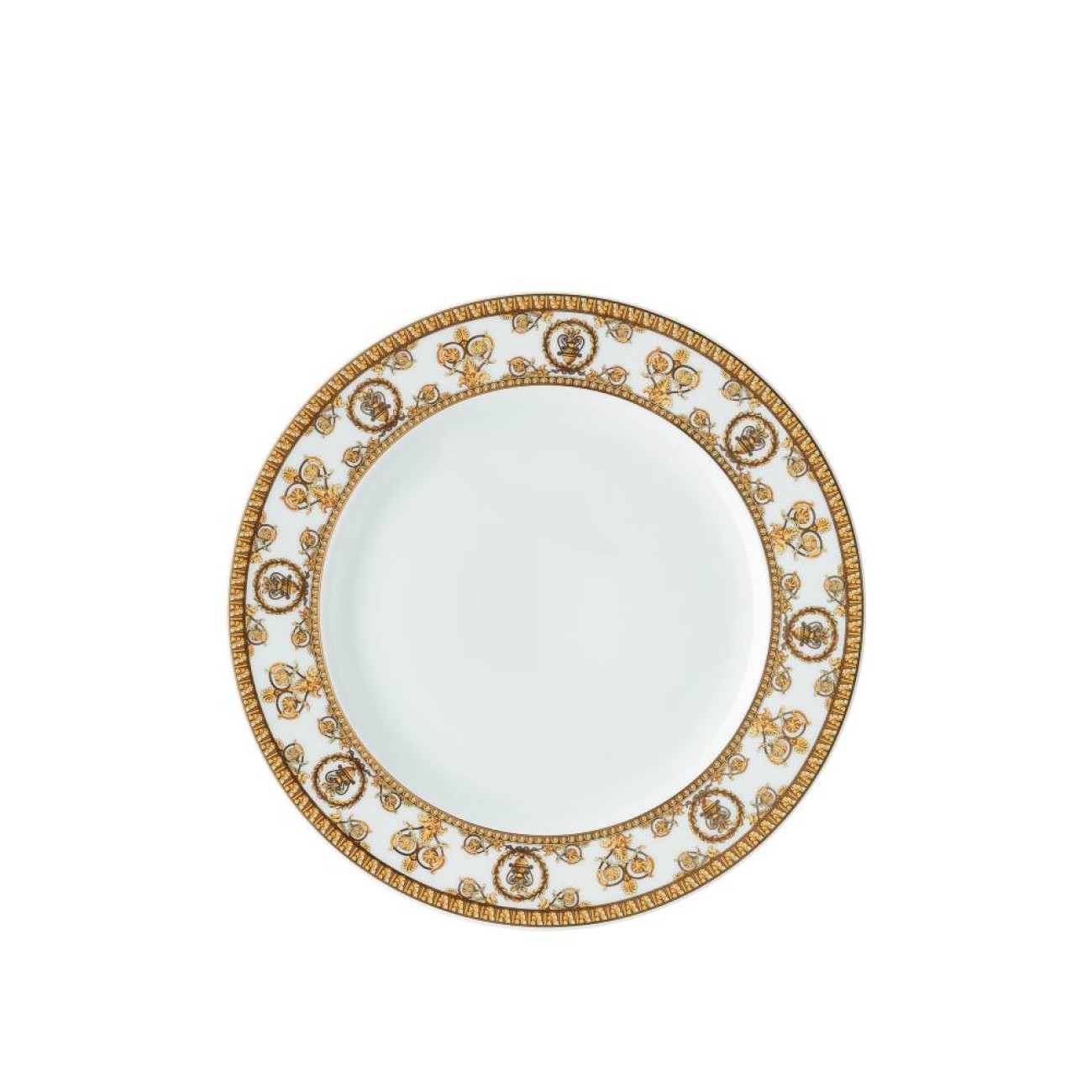 Rosenthal/ Versace Πιάτο φρούτου 22 εκ. σειρά I love Baroque Bianco 